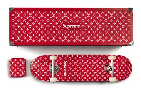 supreme skate board lv replica|skateboard trunk monogram.